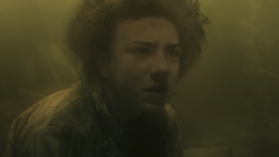 Walker Scobell underwater in Episode 5 of Percy Jackson