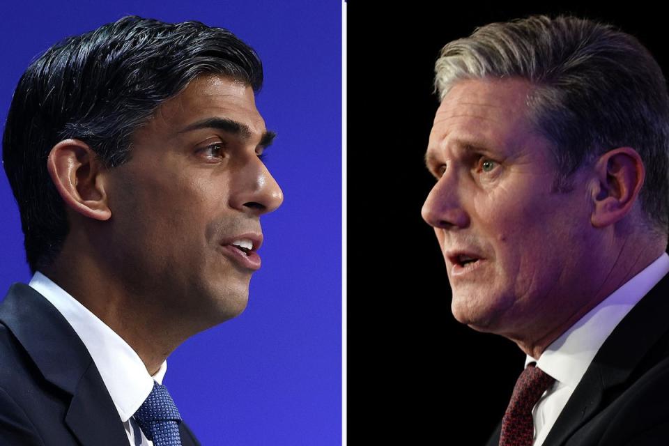 Prime Minister Rishi Sunak (left) and Labour leader SIr Keir Starmer (PA) (PA Wire)
