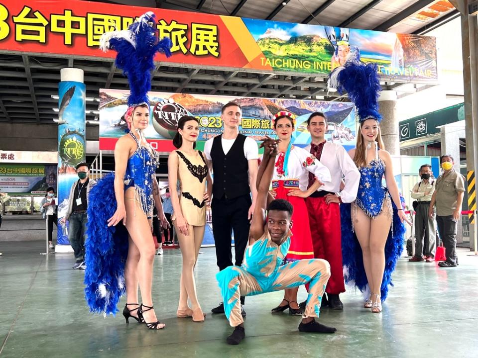 《圖說》台中國際旅展熱鬧開幕。