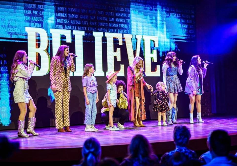 The all-female cast of "She Believed She Could," a Nashville musical review, includes Alaina Watson, formerly of Alliance.