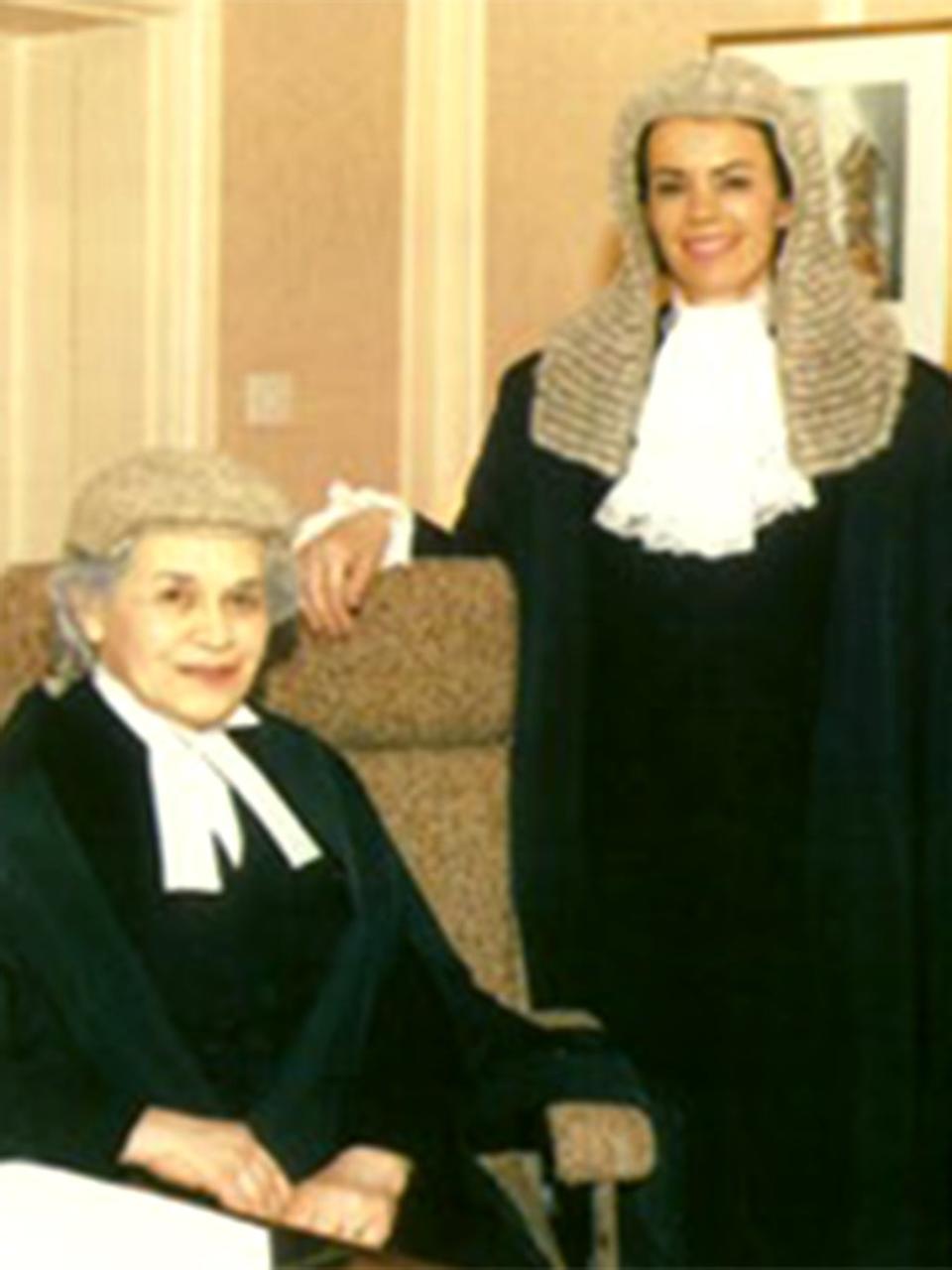 Rose Heilbron QC and her daughter Hilary Heilbron QC (Hilary Heilbron QC)