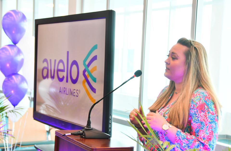 Courtney Goff, communications manager for Avelo Airlines, announced the carrier will debut nonstop twice-weekly flights to New Haven, Connecticut, and Raleigh-Durham, North Carolina, from Melbourne Orlando International Airport.
