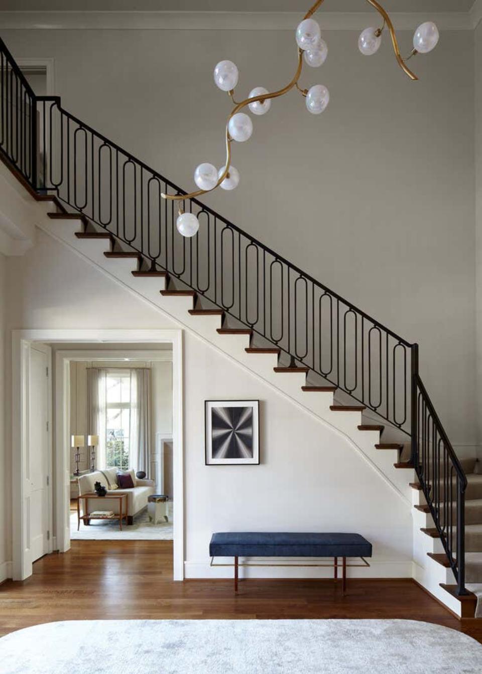 A neutral entryway