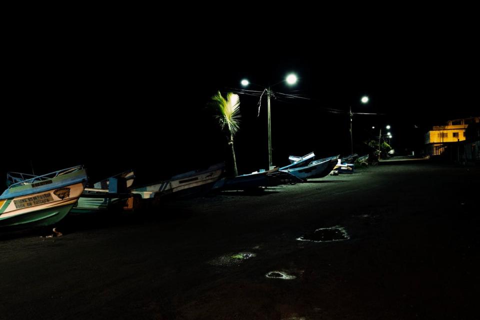 The fishermen leave under the cover of darkness and meet boats as far as 20kms offshore, inbound from Colombia. If caught by authorities they will face between nine and 12 years in prison (Paddy Dowling/Care Ecuador)
