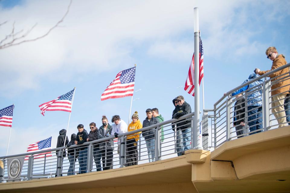 The Veterans Bridge on the Pueblo Riverwalk will be the site of the Pueblo Veterans Council Memorial Day ceremony Monday, May 29.