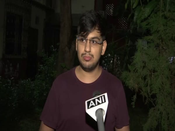 Sanjay Rajpal, a student in Mumbai aspiring to travel to the US for studies. (Photo/ANI)