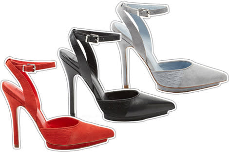 Aldo Rise x Preen Heels, $160 each. aldoshoes.com.