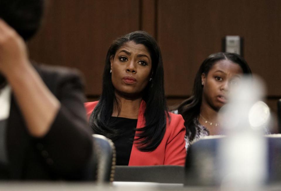 Trump aide Omarosa was the first person to be fired in the Situation Room. REUTERS