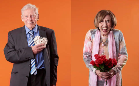 'It’s never too late to fall in love again,' said James (left), before meeting Doreen (right) - Credit:  Dave King