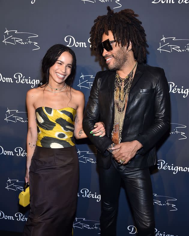 Zoë Kravitz and Lenny Kravitz photographed together on Sept. 28, 2018, in New York.