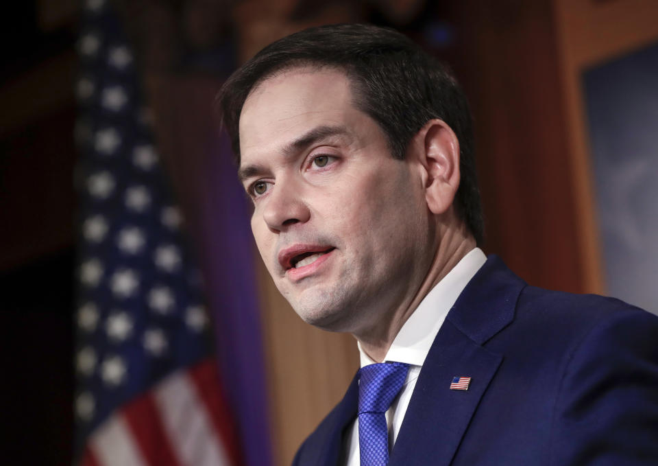 Sen. Marco Rubio, R-Fla., on Capitol Hill in August. (Photo: J. Scott Applewhite/AP)