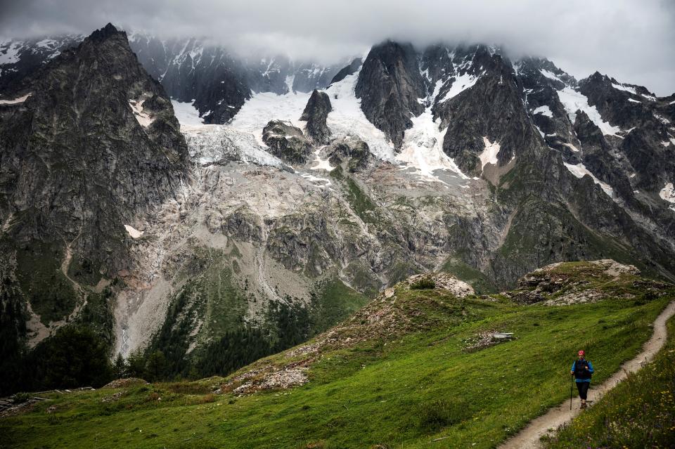 El glaciar de Los Alpes que agoniza por el cambio climático