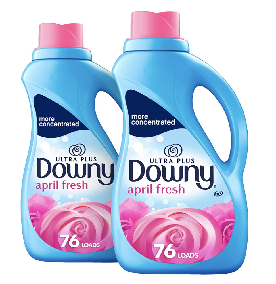 Downy Ultra Plus Laundry Fabric Softener (photo via Amazon)