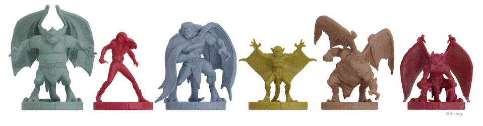 Six minifigs for the Gargoyles board game