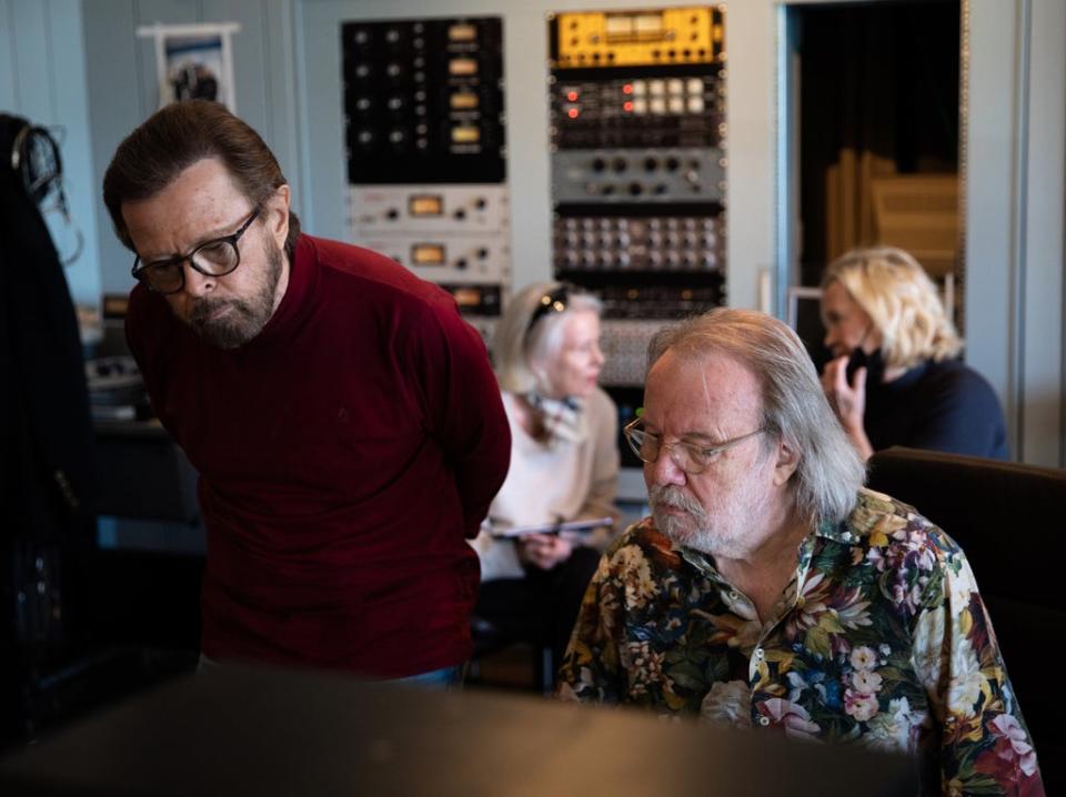 ABBA in the studio (Ludvig Andersson)