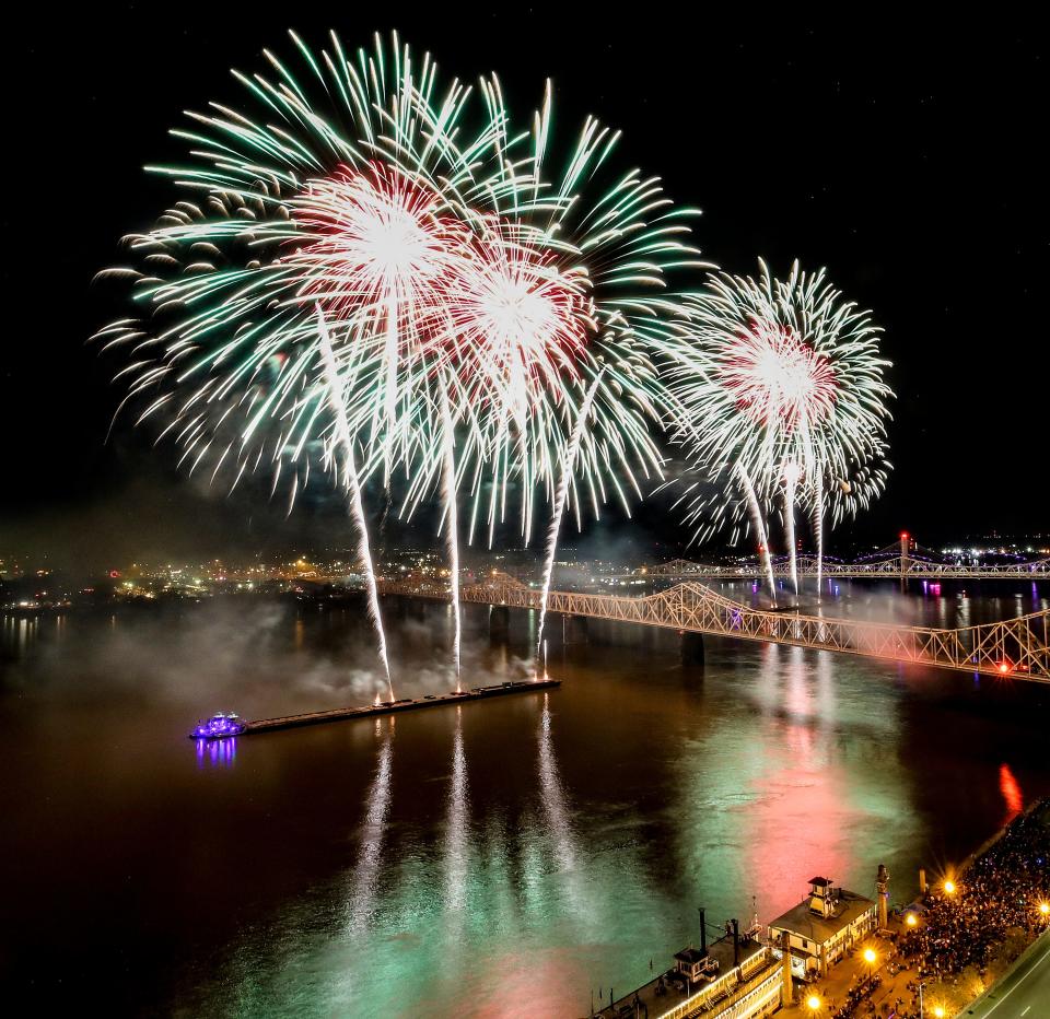 Thunder Over Louisville fireworks on Saturday, April 23, 2022