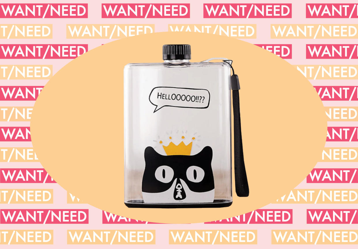 WANT/NEED: A cat flask for your water (or wine!), and more stuff you’ll want to buy