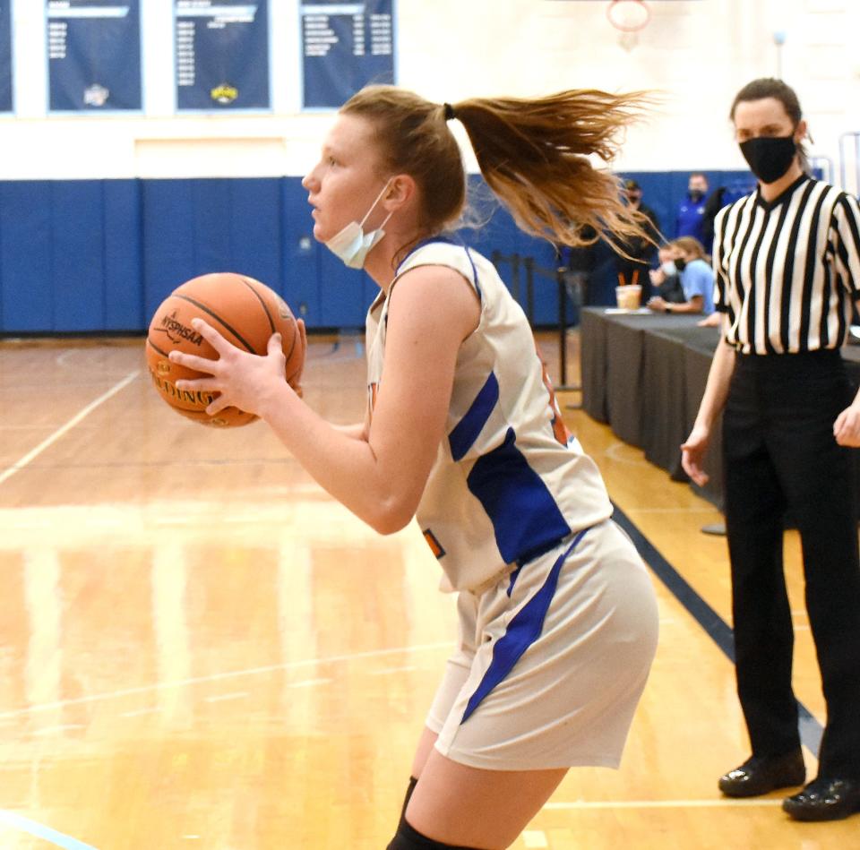 Poland junior Logan Cookinham has added a second-team all-state basketball selection to the Class D Player of the Year award she won for soccer in the fall.