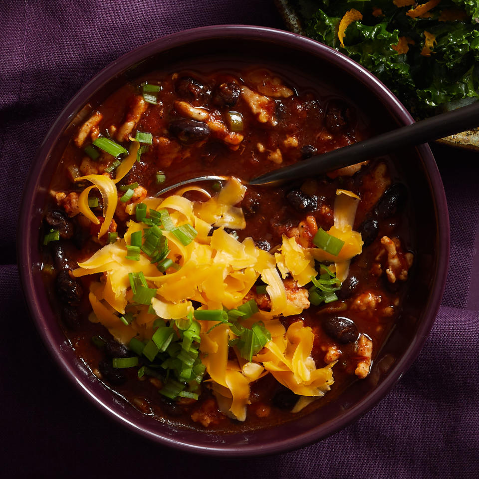 Chipotle Cauliflower & Turkey Chili