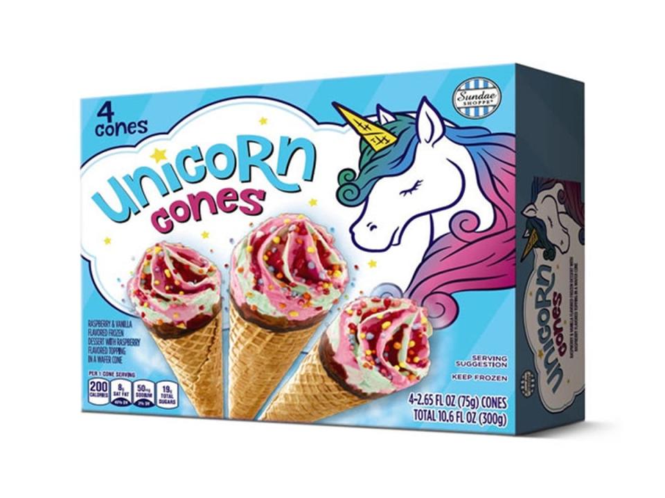 aldi unicorn cones