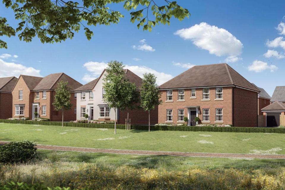 A typical street scene for the new homes being built at the Buckley Gardens housing development. &lt;i&gt;(Image: Image: Barratt David Wilson Homes)&lt;/i&gt;