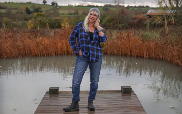 'One thing my kids were excited about was creating a wild swimming pond,' says Jo Wood - John Lawrence