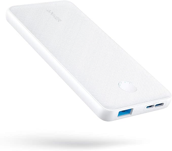 white portable charger
