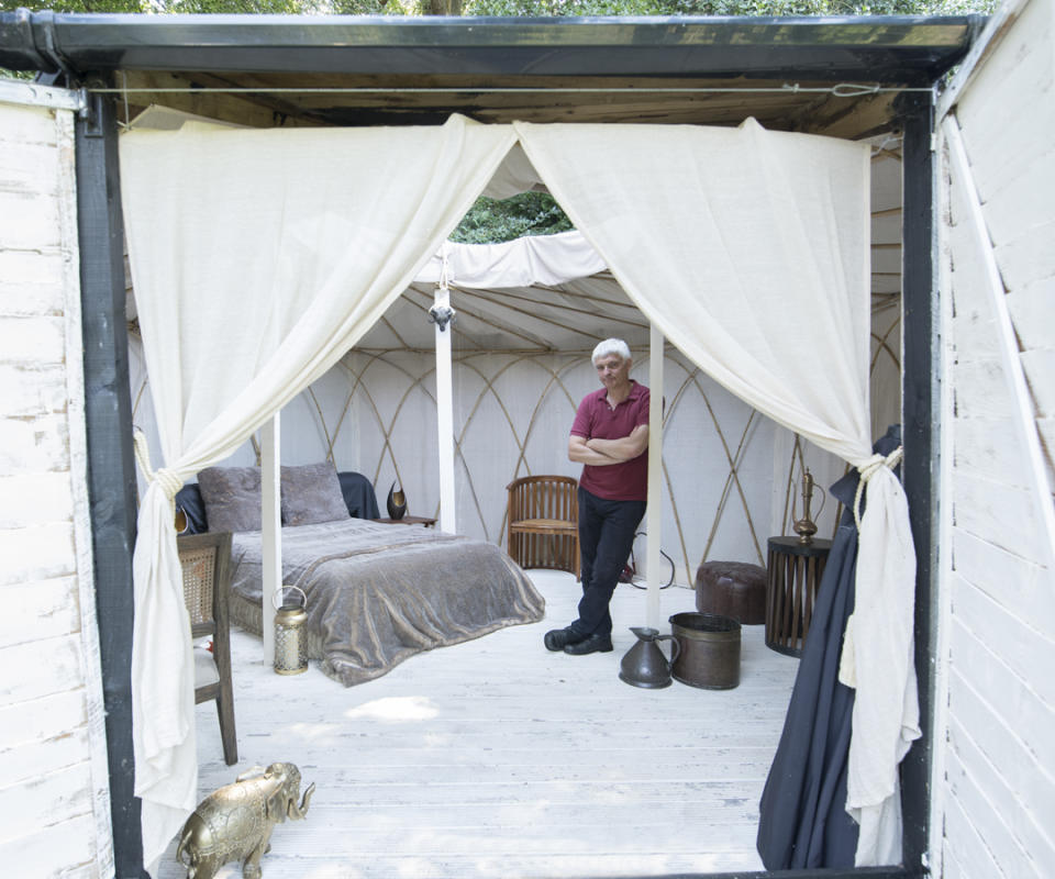 <p>BUDGET: The Yurt Locker – owned by Paul Martin in Suffolk (Picture: Shed of the Year) </p>