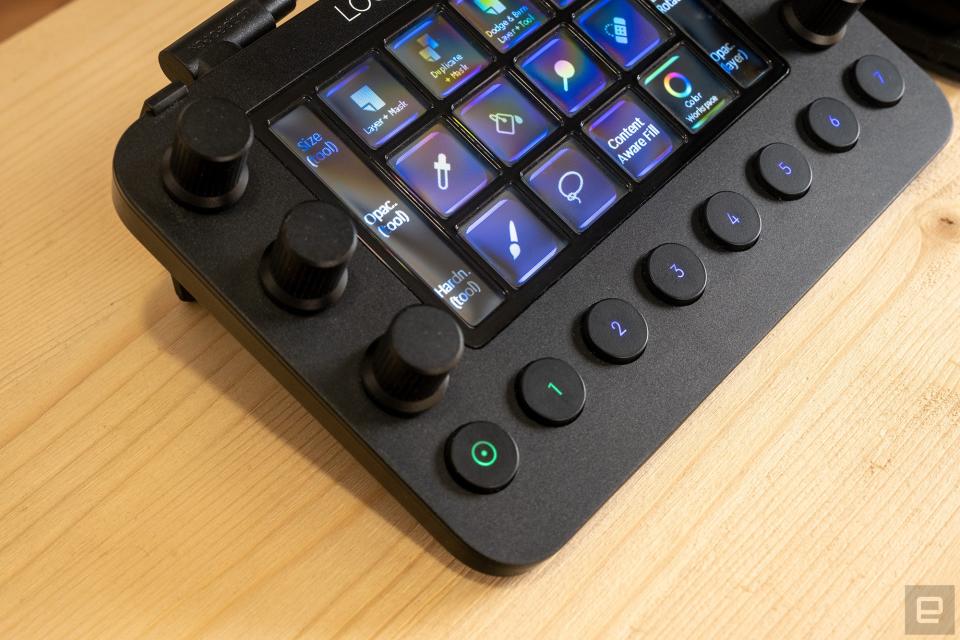 Loupedeck Live creative control surface.