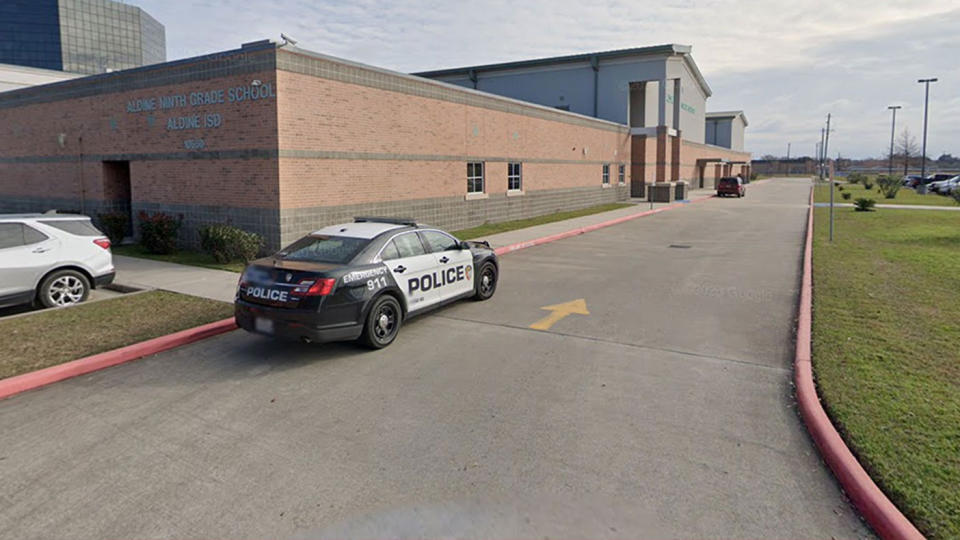 Pictured is a Google Maps image of Aldine Ninth Grade School.