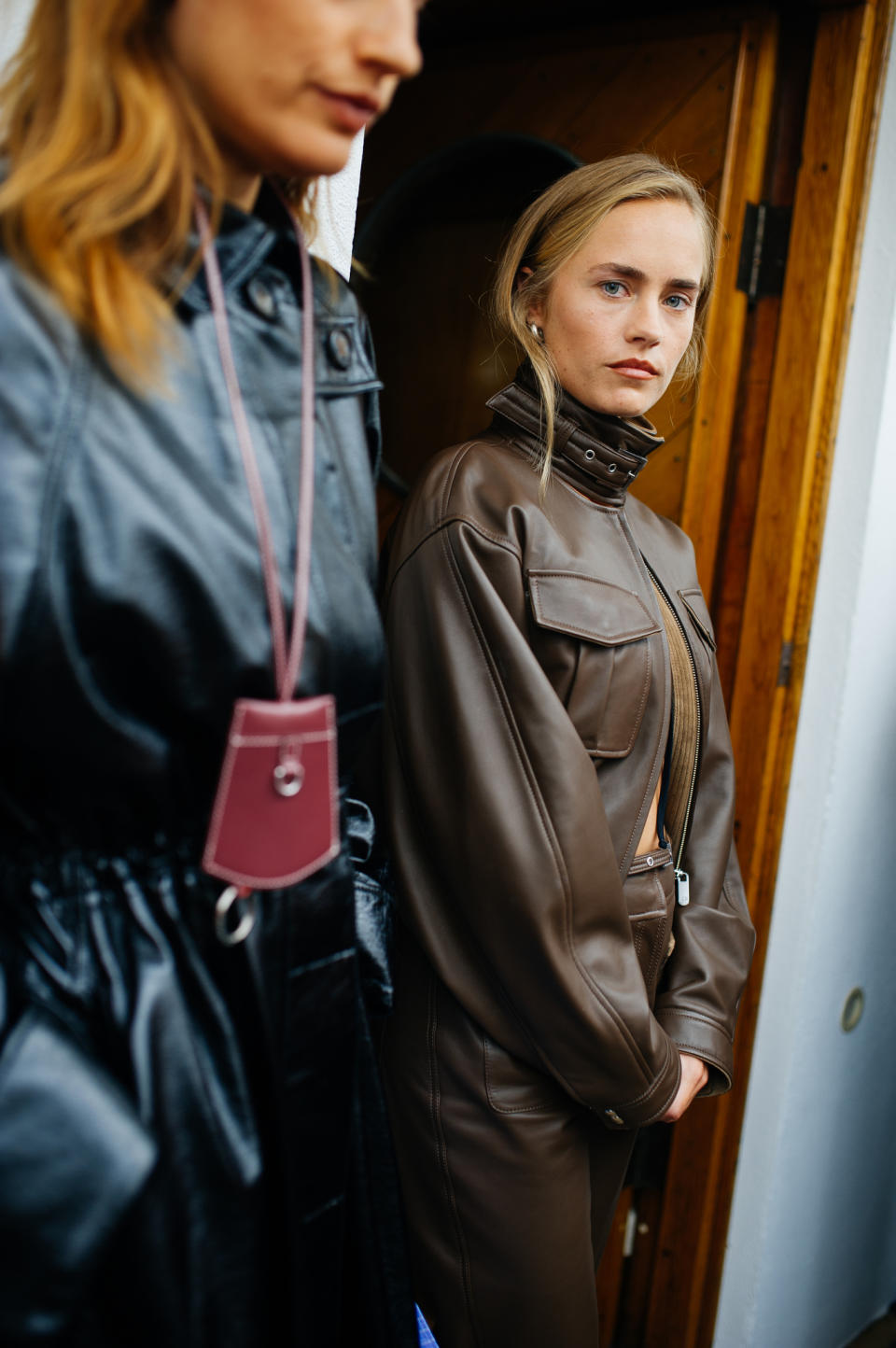 Backstage at Saks Pott RTW Spring 2022.