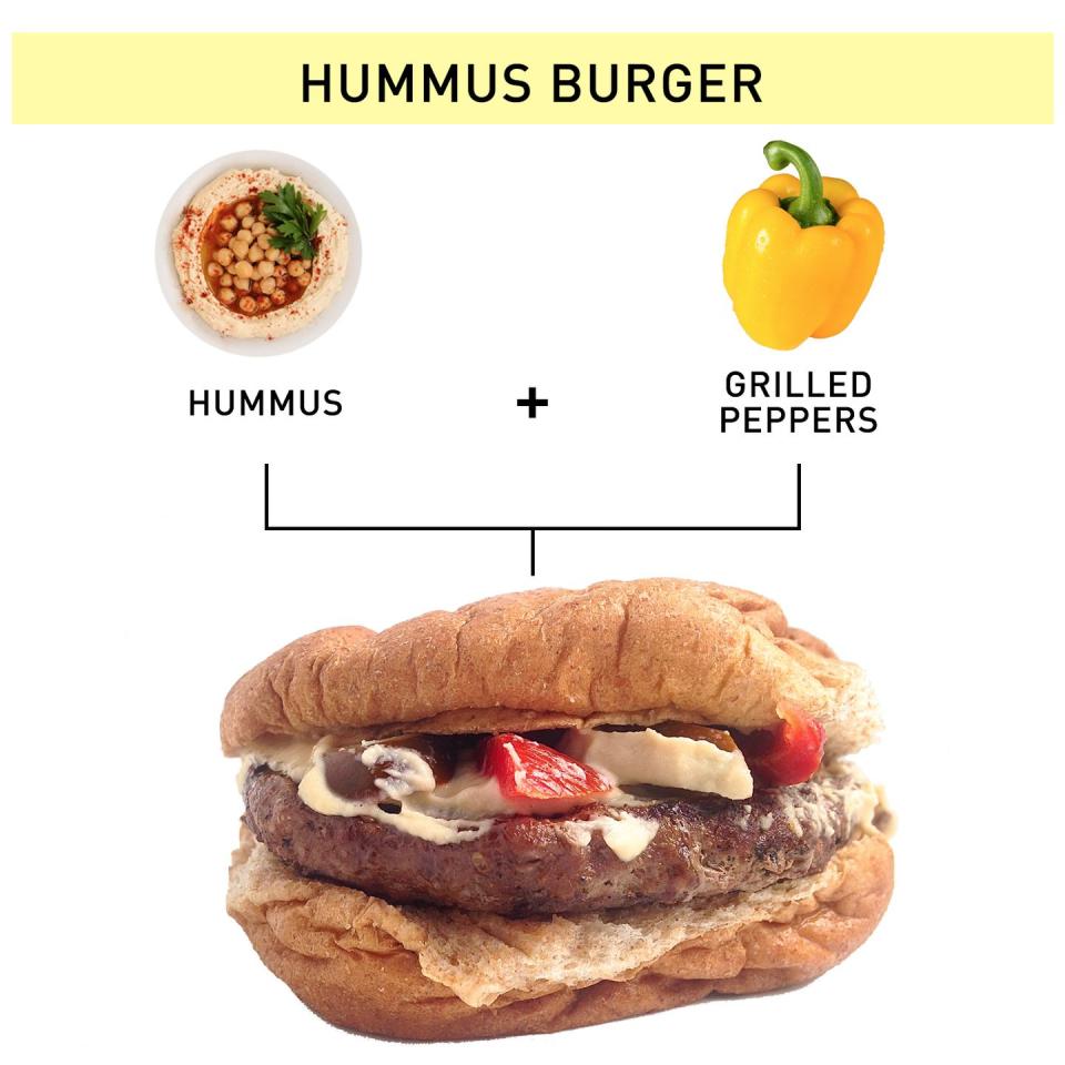 5. Hummus Burger