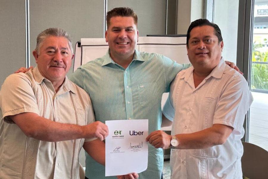 ¡Se acabó el pleito! Taxistas y Uber unen fuerzas para brindar servicio conjunto en Cancún