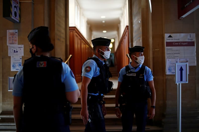 FILE PHOTO: Rwandan genocide suspect Felicien Kabuga's extradition hearing at Paris courthouse