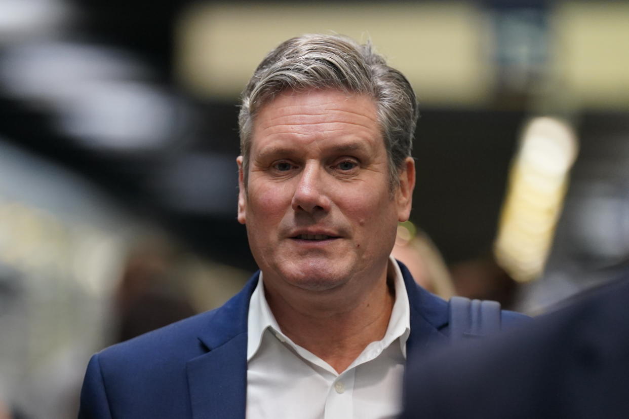 Labour leader Sir Keir Starmer is being investigated by police over whether a beer and curry he had broke lockdown rules (Kirsty O’Connor/PA)