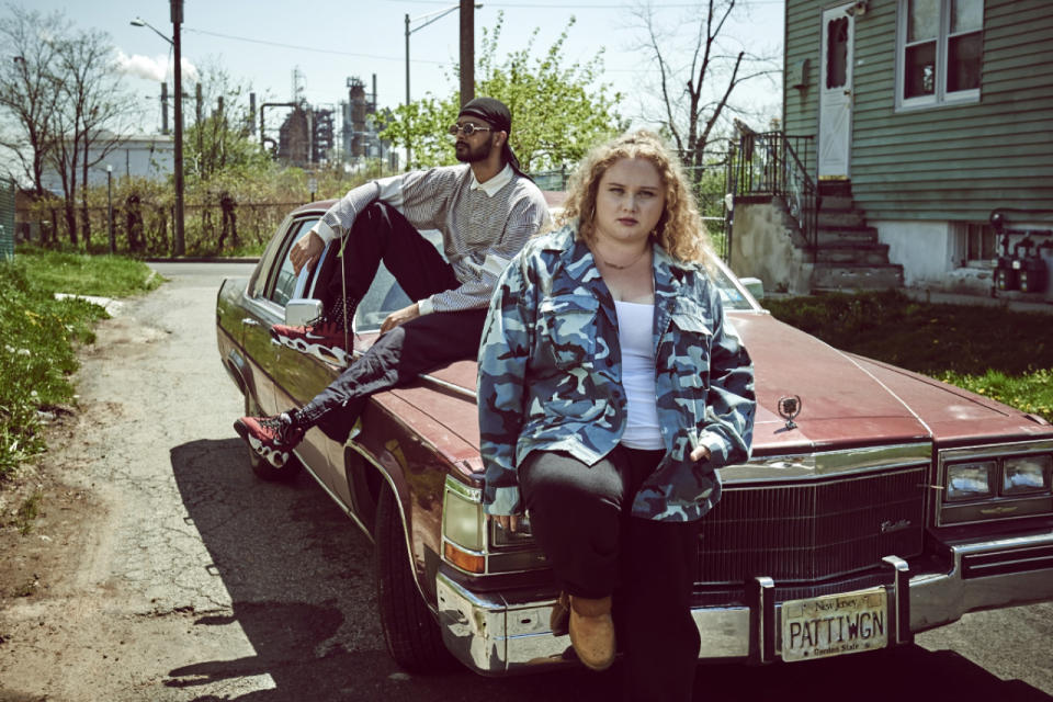 Danielle Macdonald and Siddharth Dhananjay in Patti Cakes