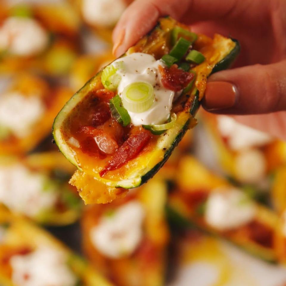 Loaded Courgette Skins