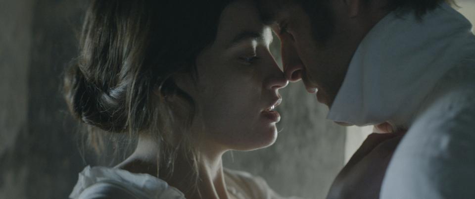 Emily Brontë (Emma Mackey) yearns for personal freedom after her mother's death and falls for a young curate (Oliver Jackson-Cohen) in "Emily," a reimagining of the 19th-century life story that inspired "Wuthering Heights."