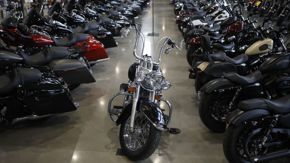 Starbuck railed against Harley-Davidson online, claiming the company had gone "woke." - Luke Sharrett/Bloomberg/Getty Images