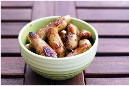 Roasted Garlic Fingerling Potatoes