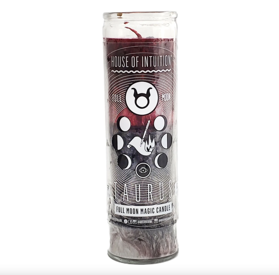 <p><a href="https://go.redirectingat.com?id=74968X1596630&url=https%3A%2F%2Fhouseofintuitionla.com%2Fproducts%2Ffull-moon-candle-limited-edition%3F_pos%3D1%26_sid%3D7b1708d4a%26_ss%3Dr%26variant%3D39723075239999&sref=https%3A%2F%2F" rel="nofollow noopener" target="_blank" data-ylk="slk:Shop Now;elm:context_link;itc:0;sec:content-canvas" class="link ">Shop Now</a></p><p>Full Moon Candle (Limited Edition) </p><p>houseofintuitionla.com</p><p>$24.00</p>