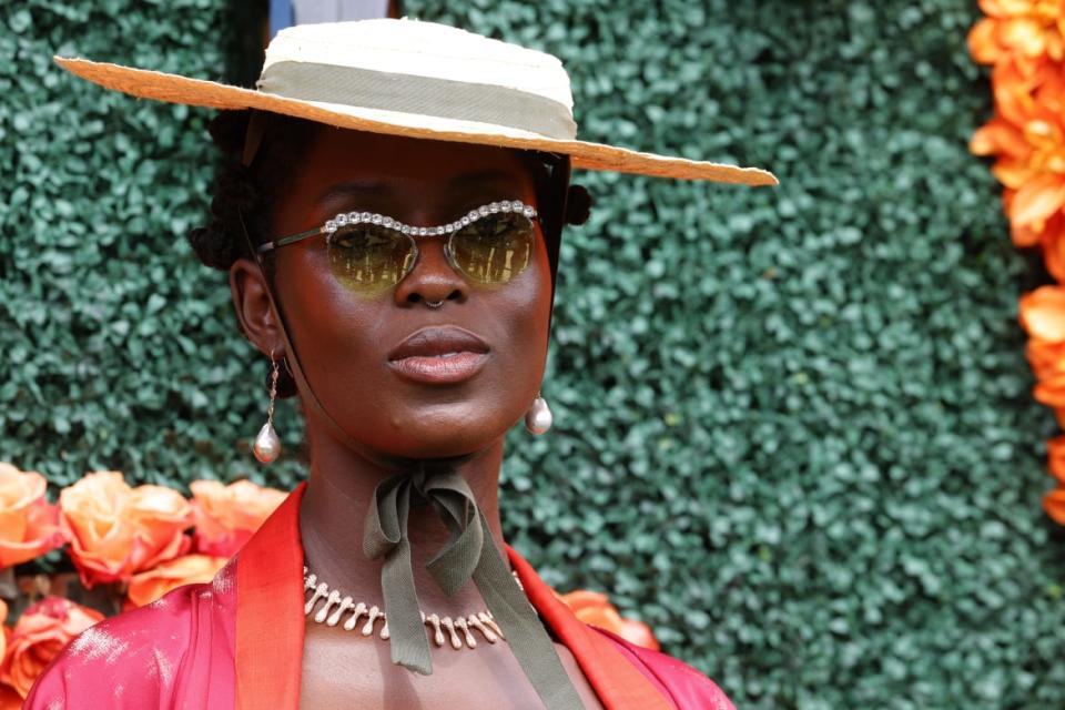 <div class="inline-image__caption"><p>Jodie Turner-Smith attends the Veuve Clicquot Polo Classic at Will Rogers State Historic Park on October 02, 2021, in Pacific Palisades, California.</p></div> <div class="inline-image__credit">Frazer Harrison/Getty</div>