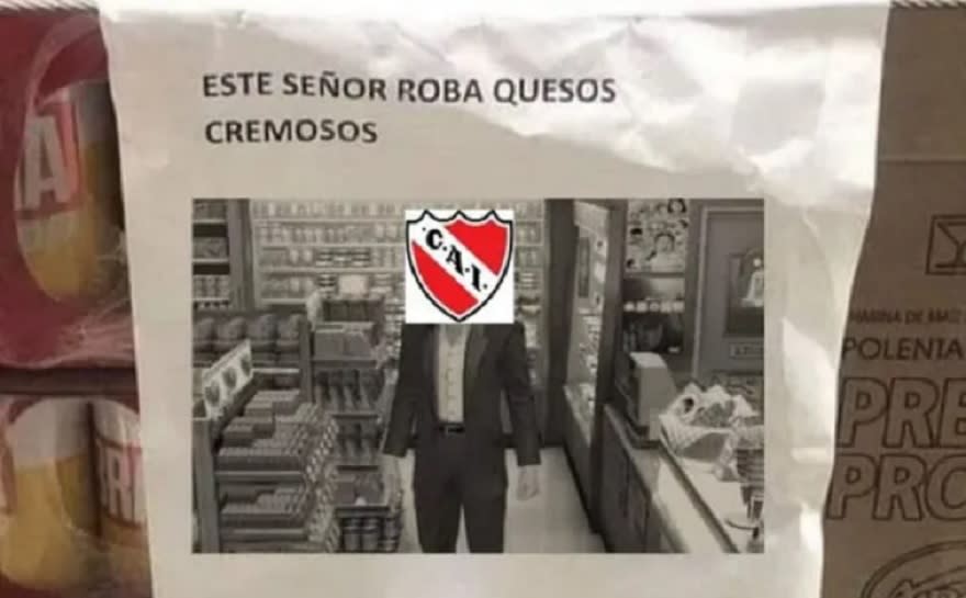 Los memes por la deuda que mantiene Independiente con un supermercado chino de Villa Domínico