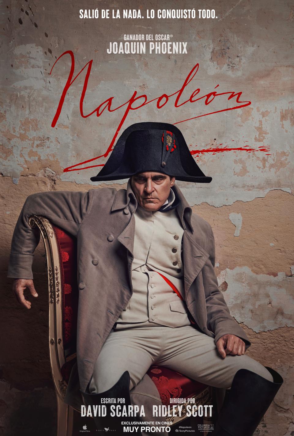 Póster de Napoleón, cortesía de Sony Pictures