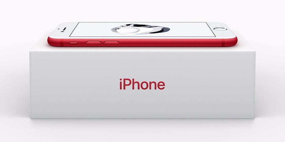 product red iphone box