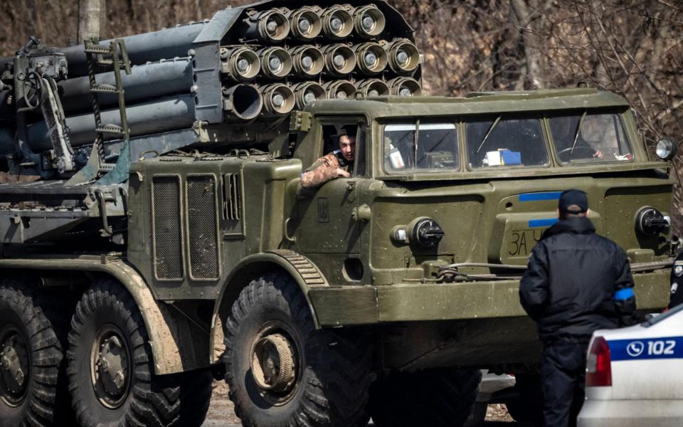 Ukrainian forces in Kyiv - FADEL SENNA/AFP via Getty Images