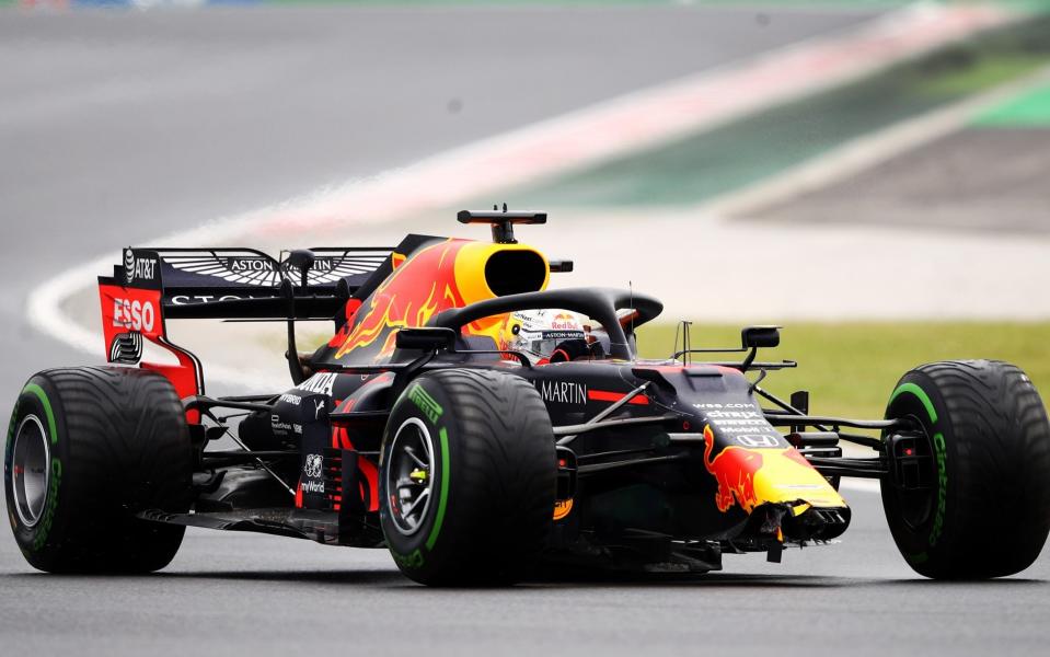 Verstappen damaged his car before the race and was lucky to start - Getty Images 