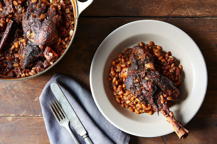<strong>Get the <a href="http://food52.com/recipes/11316-coffee-infused-braised-lamb-shanks-and-beans" target="_blank">Coffee-Infused Braised Lamb Shanks and Beans recipe</a> from  Fairmount_market via Food52</strong>