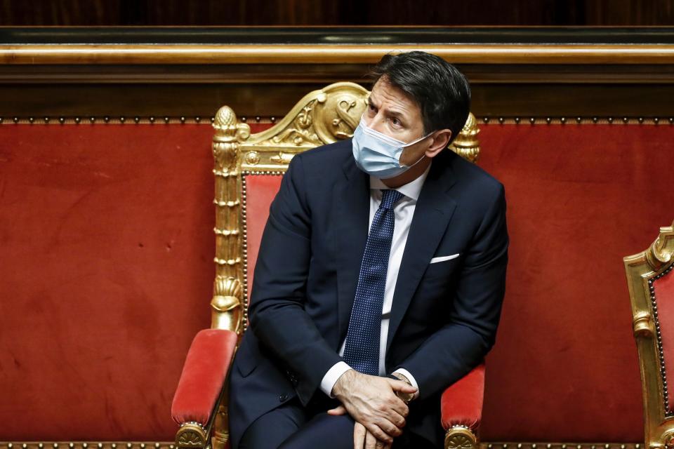  Italian Prime Minister Giuseppe Conte is preparing to step down (POOL/AFP via Getty Images)