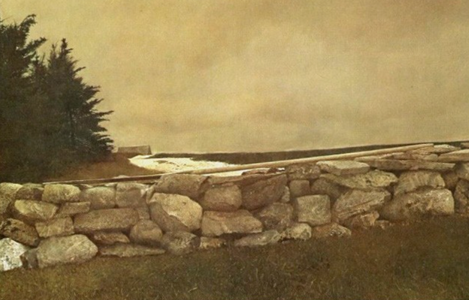 Andrew Wyeth's "The Sweep" to be exhibited at the 1974 Charlevoix Waterfront Art Fair.